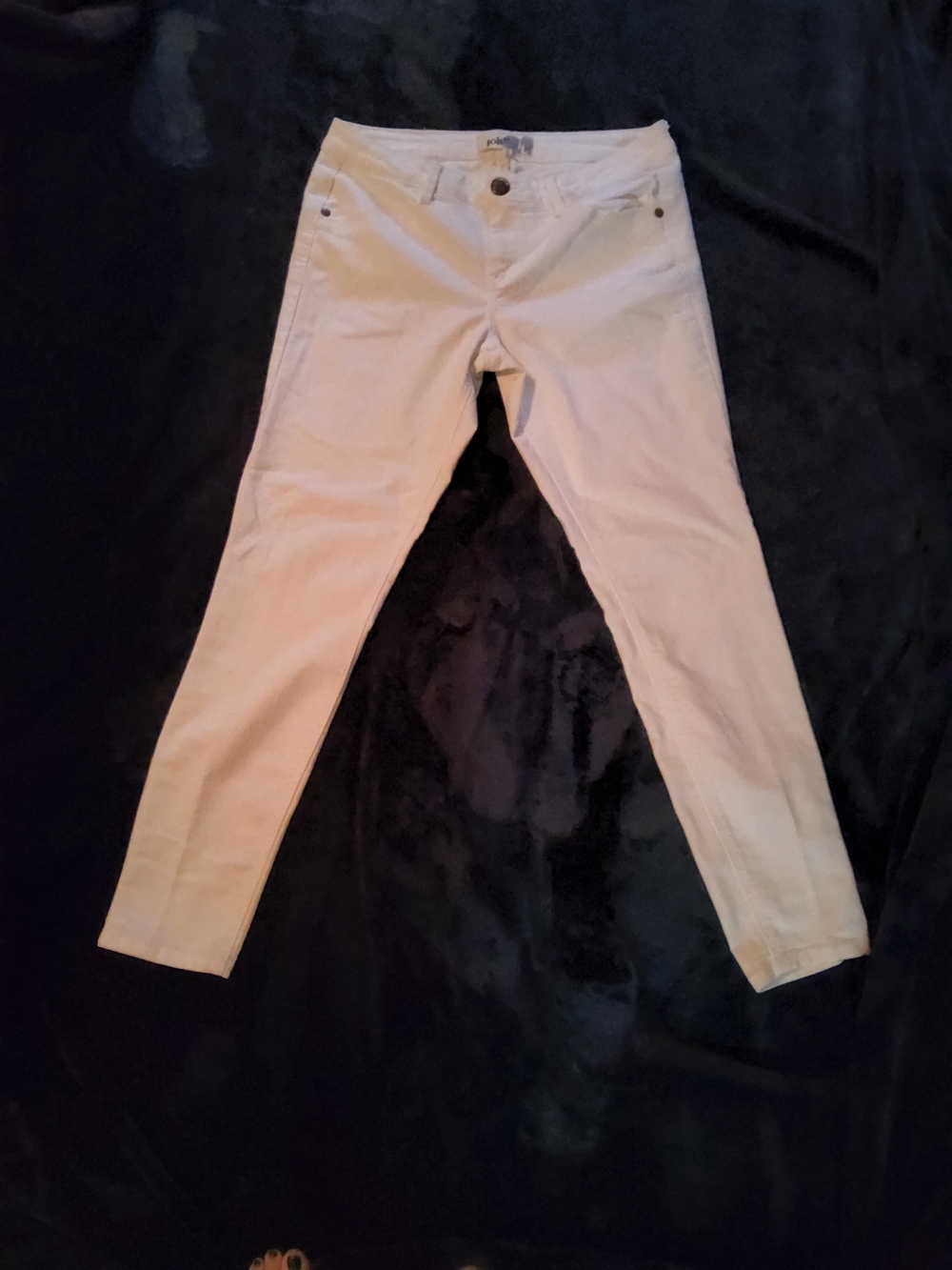 Jolt Women's Skinny Jeans in Light Cream